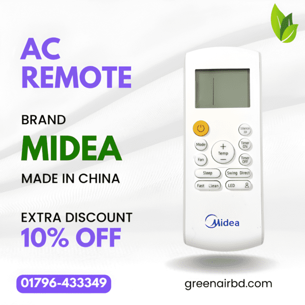 midea ac remote