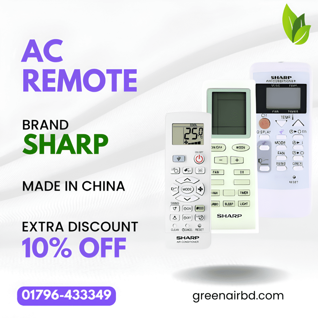 sharp ac remote